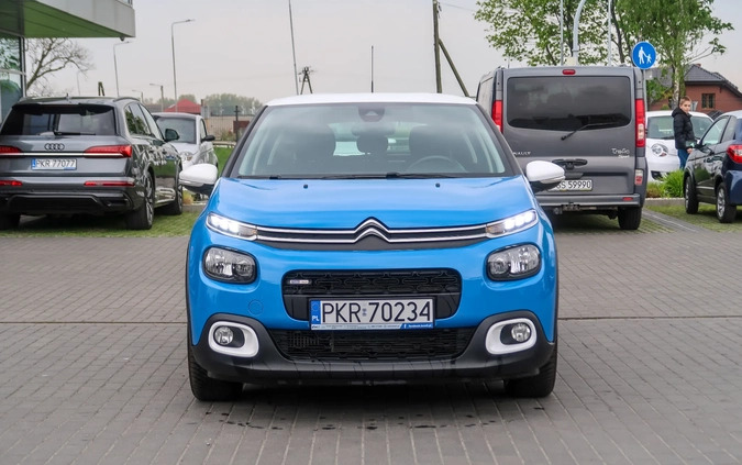 Citroen C3 cena 42900 przebieg: 123153, rok produkcji 2017 z Olszyna małe 436